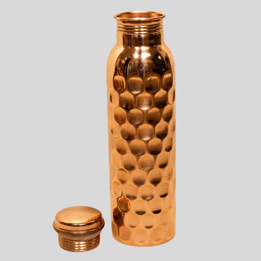 Copper Water Bottle Diamond (950ml) image 0