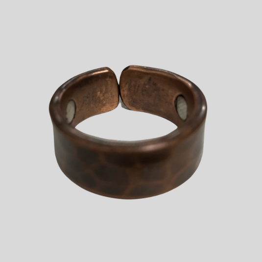 Copper Rings Open Cuff Adjustable Ring Unisex - Style 7 image
