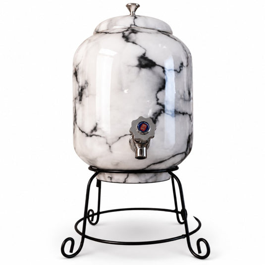 Copper Water Dispenser- Cement Print - 8 Litre