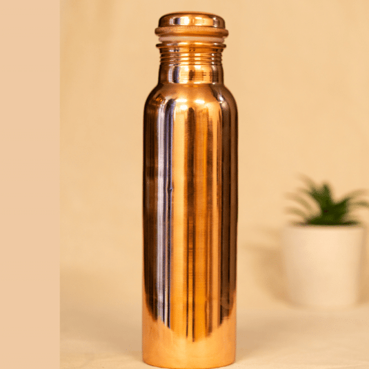 Copper Water Bottle Plain (950 mL) image 0