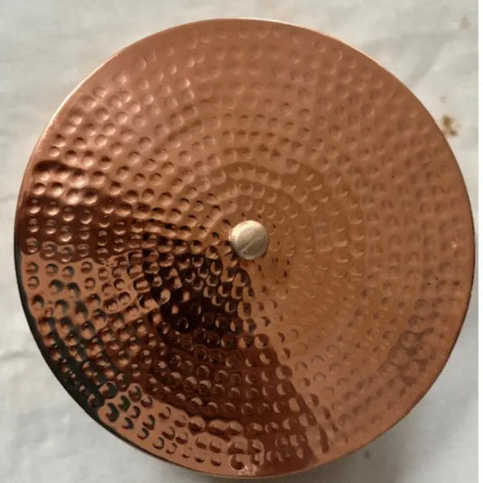 Pure Copper Hammered Masala/Spice Container Box image 3