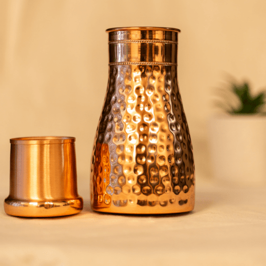 Copper Water Bedside Jar (1L) image 1