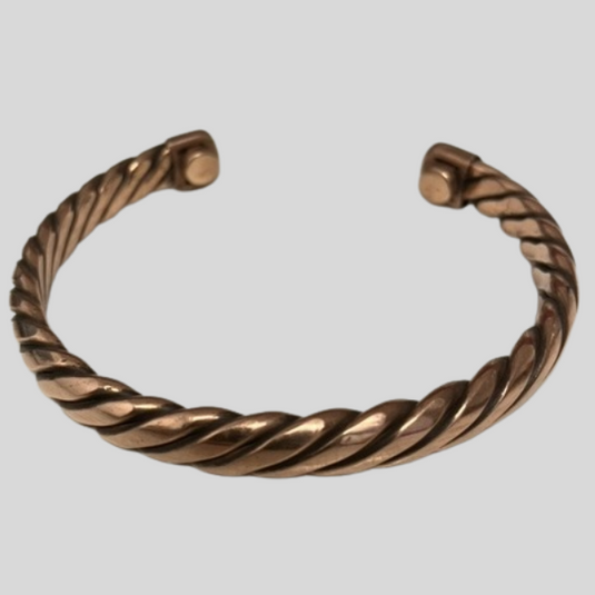 Copper Bracelet One-Way Twist style image 0
