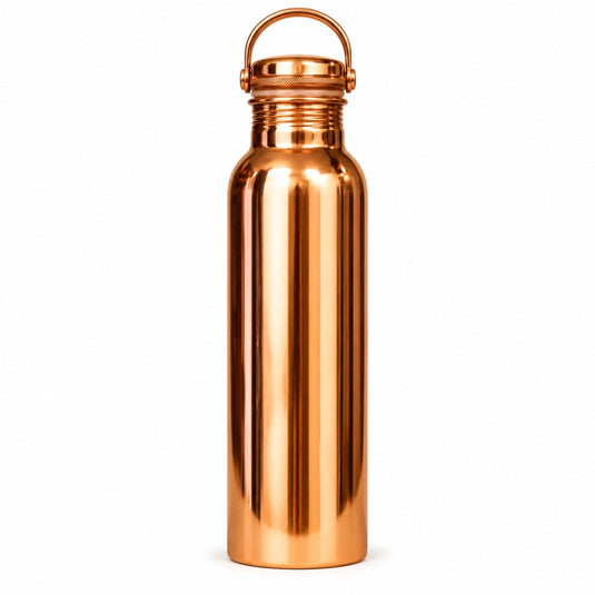 Copper Water Bottle Plain with Hanger (950 mL)