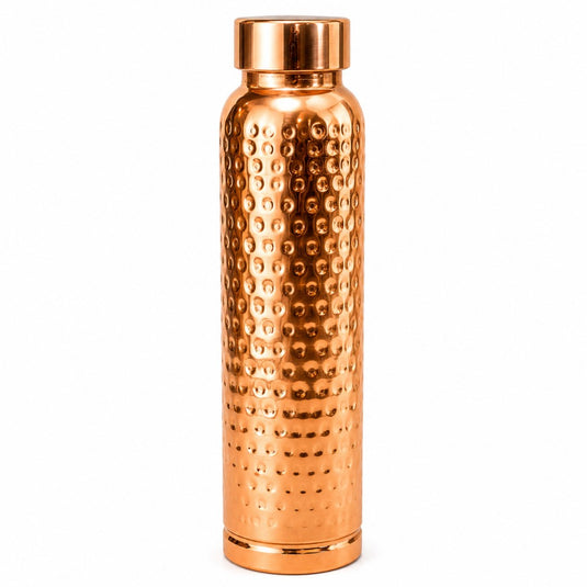 Pure Hammered patter copper bottle