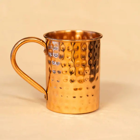 Copper Mug Hammered image 0