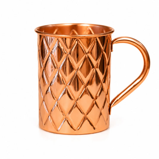 Copper Mug Cross Design