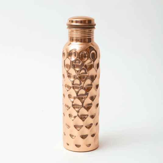 Baby Diamond Copper Water Bottle - 650mL image 0