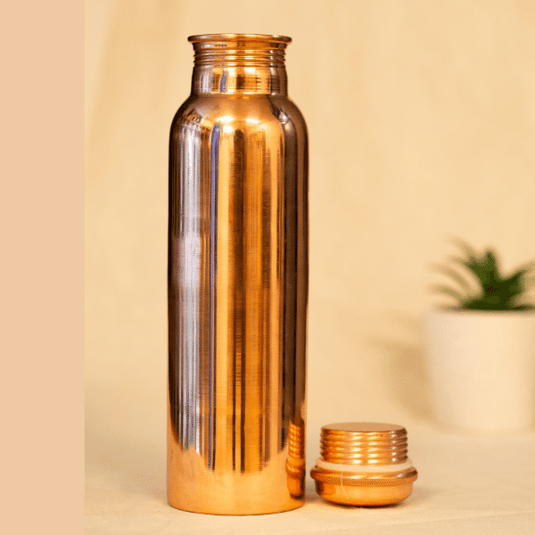 Copper Water Bottle Plain (950 mL) image 1