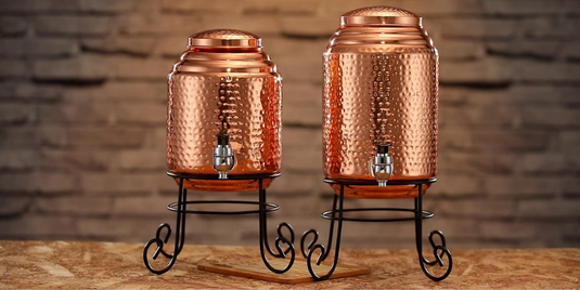 Flowing Wellness: Ayurvedic Pure Copper Water Dispensers for Hydration Harmony