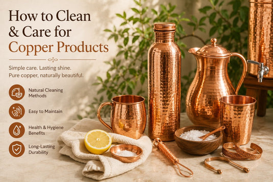 How to clean and take care of copper bottles?