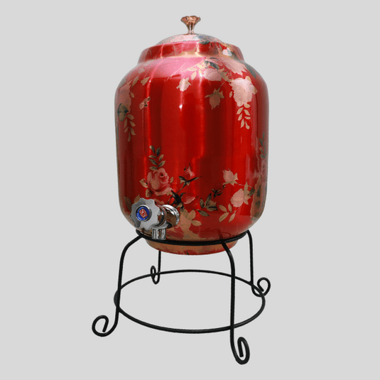 Copper Water Dispenser Red Print (8 ltr) image 0