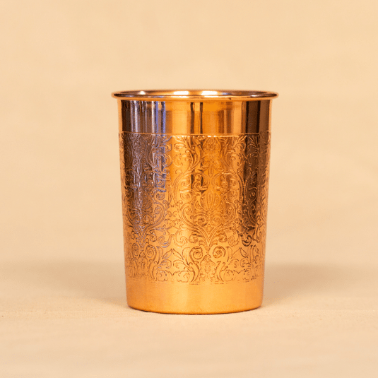 Pure Copper Cup- Embossed image 0