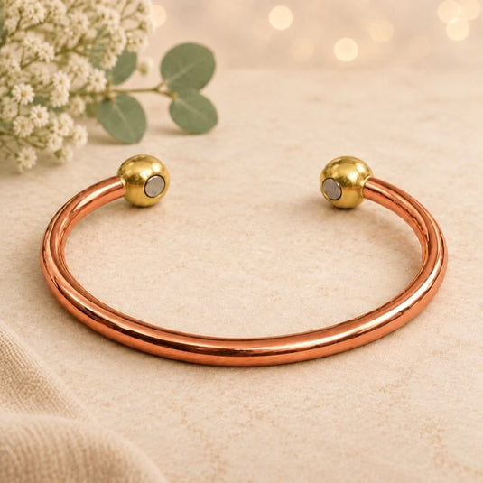 Copper Bracelet Plain Round