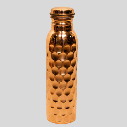 Copper Water Bottle Diamond (950ml) image 1