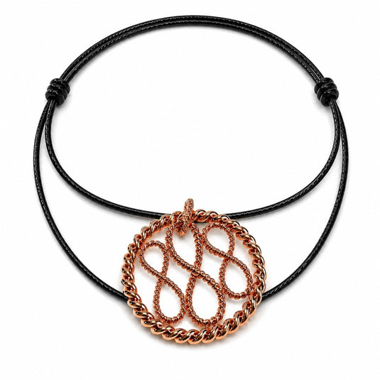 Arbor Copper Tensor Ring Pendant Necklace