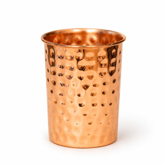 Pure Copper Cup Hammered